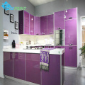 Glossy Flash Wall Stickers Kitchen Cabinet Furniture Desktop Refurbished Sticker Solid Color Waterproof Wallpaper Self-adhesive