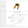 1pcs Elevator accessories groove profile optoelectronic switch U type leveling switch E3S-U30 Sensor Infrared correlation sensor