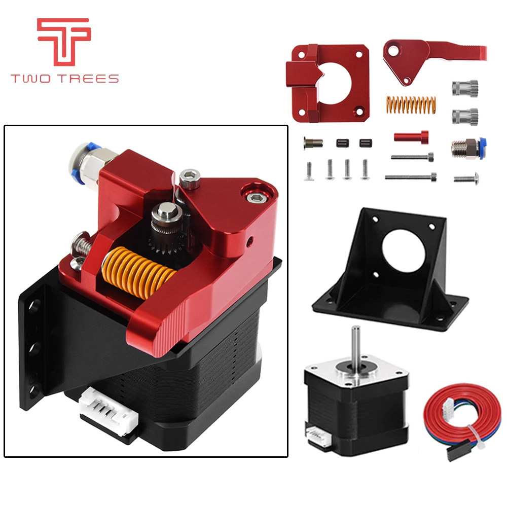 3D Printer Parts MK8 Extruder Aluminum Alloy Block Bowden Extruder 1.75MM Filament Extrusion For MK8 CR10 CR-10S Ender 3 Pro