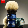 OUMO BRUSH- OUMO DEEP SEA CHUBBY shaving brush with Manchuria SILK WT HOOK BOAR 10 different knots to choose