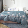 Gauze Towel Blankets Home Bedding Couch Bed Cover Camping Trip Comforter Plaid Home Textile Queen King Size