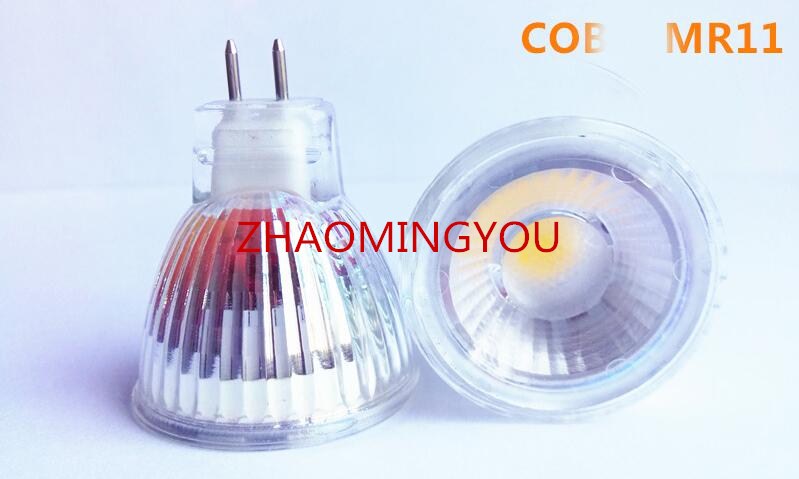 New Arrival MR11 COB 110V/220V Led Spotlight Glass Body GU4 Lamp Light AC/DC 12V MR11 5W 9W LED Bulb Warm White / white