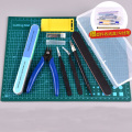 Hobby Model Model Building Tools Set DIY Accessories For Gundam Tools Cutting Mat Grinding Machine Polishing Tools Kit