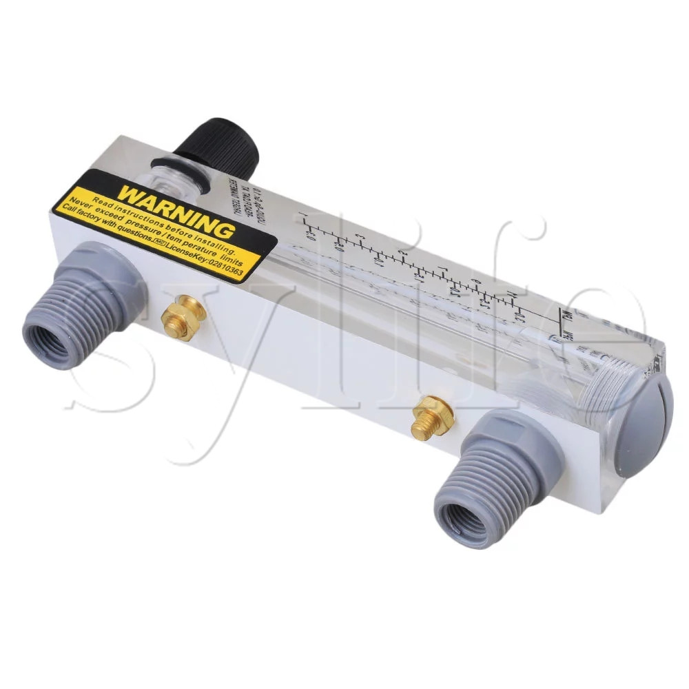 LZM-15T 1-11LPM Adjustable Knob Panel Type Liquid Flowmeter Measurement