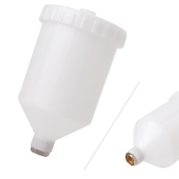 WAERTA 600ml Plastic Spray Paint Pot Sprayer Cup Air Gravity Feed Fastmover Thread Connector for Spray Gun Tools