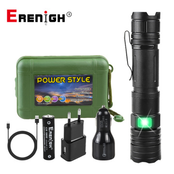 Portable Camping Lantern USB Charging by Rechargeable 18650 Battery Zoomable T6 L2 Flashlight Outdoor Camping Light Lamp in Tent