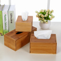 Paper towel tissue box creative household bamboo napkin storage box restaurant restaurant guest house special wooden organizer