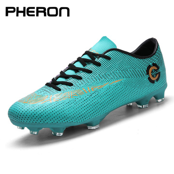 Men Large Size FG/TF Soccer Shoes Football Cleats Soccer Ankle Boots Teenager Training Sneakers Kids Indoor Sports Shoes Unisex
