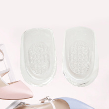 1 Pair Heel Insoles Shoes Massage Cushion Silicone Gel Inserts Pads Buffer Pressure Relieve Foot Pain Soft Comfortable Massager