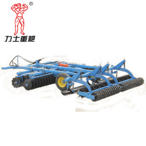 Seedbed preparation combine soil disc harrow machine