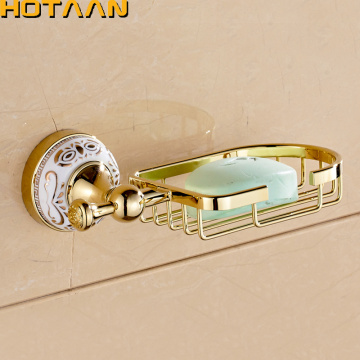 New Golden Finish Wall mounted Soap Basket,Soap Dish,Soap Holder,Bathroom Accessories,Bathroom Furniture Toilet Vanity YT-10290