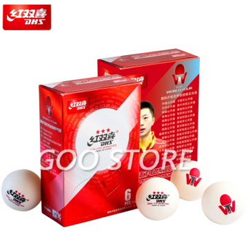 DHS DJ40+ 3-Star BUSAN World TOKYO Olympic Games ITTF 3 Star D40+ World Tour Table Tennis Ball Plastic ABS DHS Ping Pong Balls