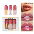 Crystal Jelly Lip Gloss Capsules Glossy Transparent Moisturizing Lip Oil Lip Gloss Beauty Makeup Liquid Lipstick Cosmetics TSLM2