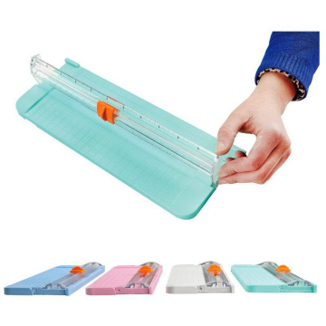 Paper Cutter A5 Paper Trimmer Scrapbooking Tool with Finger Protection Slide Ruler LB88