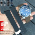 22mm New Style Rubber Silicone Watch Strap Black Blue Brown Watchband Suitable for Tag Heuer CARRERA AQUARACER Series Watch