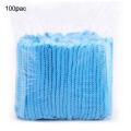 100 Pcs Disposable Hat Non-Woven Hat Hooded Strip Hat Wide Stretch Band Dust Hair Net Caps Catering Hat Makeup