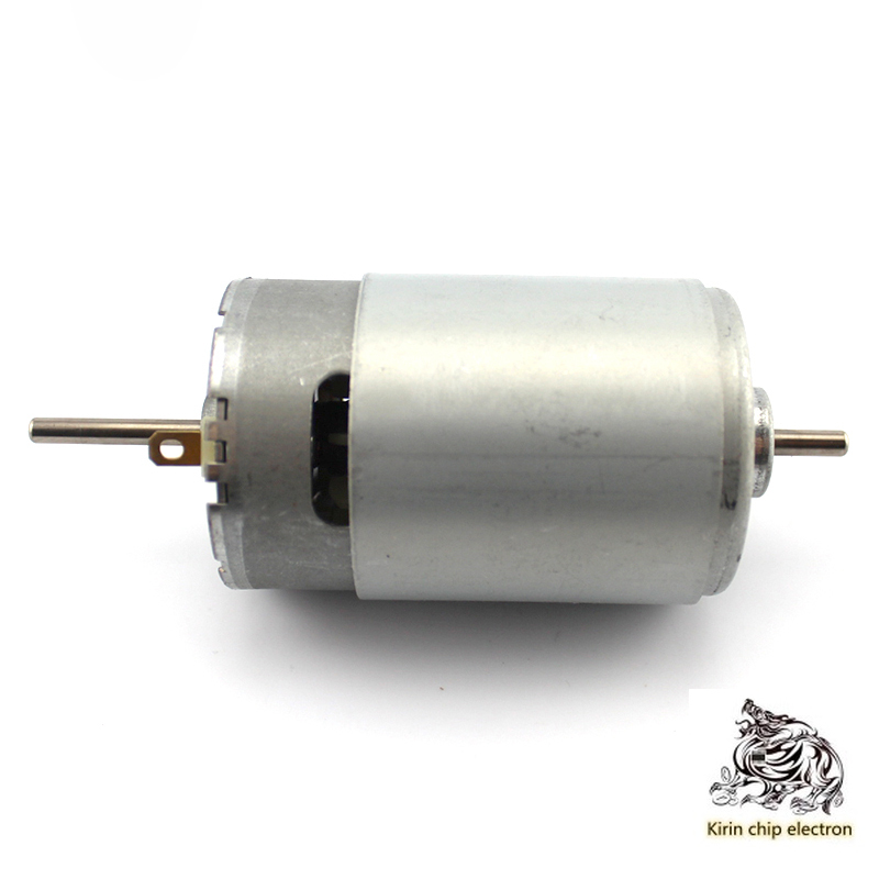 1pcs / lot dual output shaft 550 motor 12V micro DC motor high speed 3.175mm motor DIY electric drill large torque