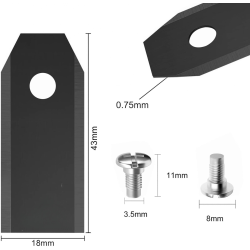 Robotic Lawn Mower Blades for Husqvarna 43MM Supplier, Supply Various Robotic Lawn Mower Blades for Husqvarna 43MM of High Quality