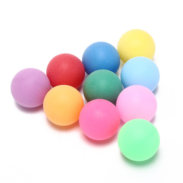 100Pcs/Pack Entertainment Table Tennis Balls Colored Ping Pong Balls 40mm Mixed Colors For Game And Advertising