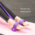 Resistance Band Multifunction Training 4 Tube Leg Exerciser Elastic Pull Rope Bands Yoga Fitness Foot Pedal Bodybuilding Sit-up