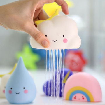 Baby Bath Toys Bathroom Play Water Spraying Tool Clouds Shower Floating Toys Kids Baby Bathroom Water Toys Early Educational