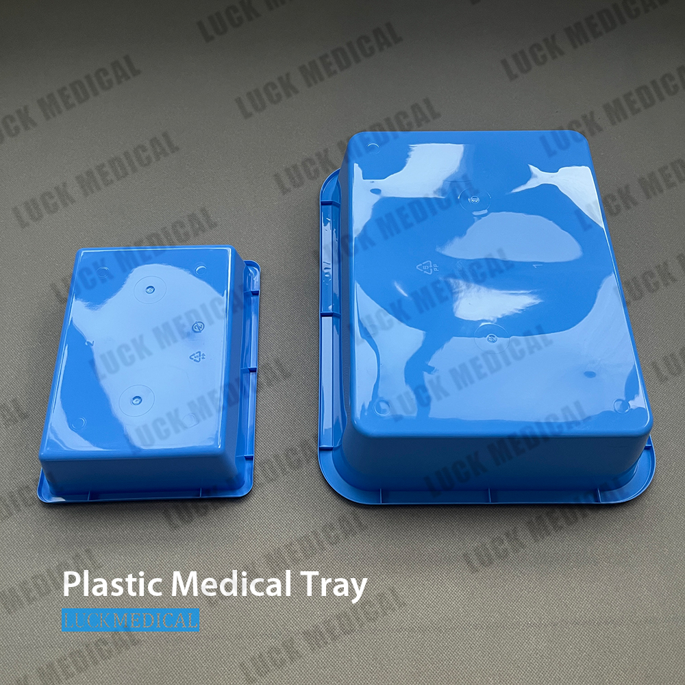 Plastic Medical Tray Blue 01