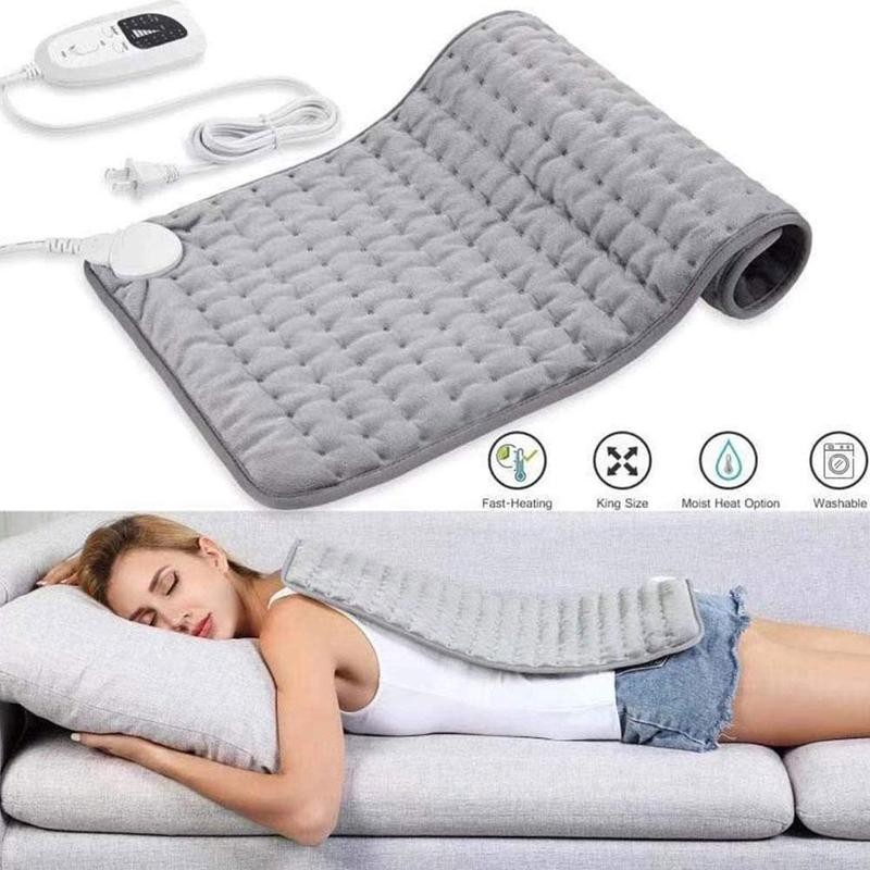60*30cm Heat Therapy Mat 6-Level Reusable Electric Warmer Heating Pad Therapy For Pain Relief Extra Large Foot Body Hand Warmer