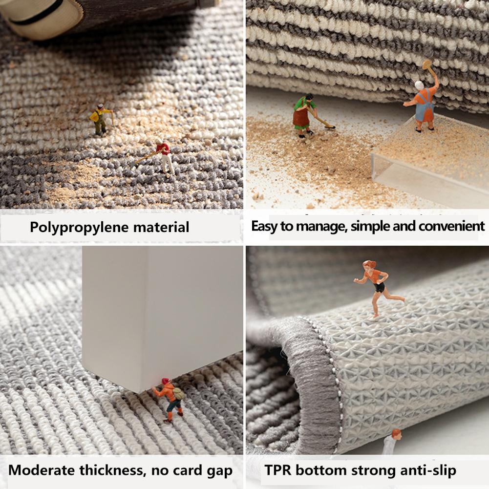 Floor Mat Anti-slip Water-absorbing Polypropylene Fiber Doormat Absorbent Front Back Door Carpet Pad For Home Floor Pad