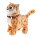 Walking Stuffed Animal Plush Cat Toy with Meow Sounds & Music for Kids Boys and Girls, 8 inches