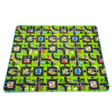 Thick Town City Blanket Traffic Baby Crawling mat EVA Foam Climbing Pad Green Road Child Play Mat Carpet for Baby toys
