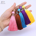 10Pcs Smooth Silk Lobster Clasp Tassel Fringe Pendant DIY Crafts Tassels Trim Garments Curtains Decor Earring Jewelry Components