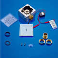 Concealed AC/DC Automatic induction stool flusher,toilet Squat Pan sensor flush valve,Tempered glass sensor panel,J18116