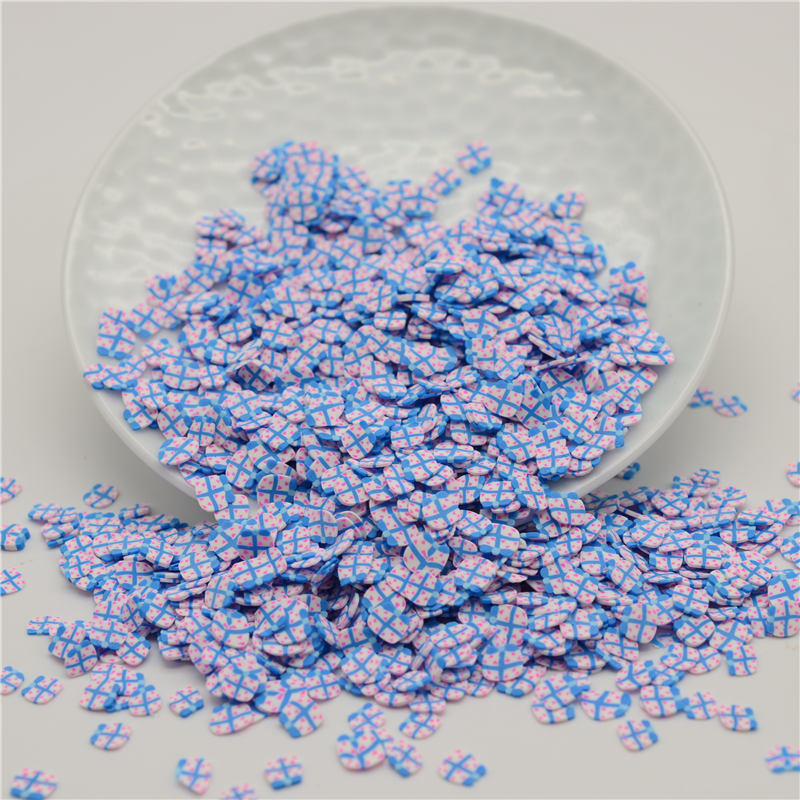 100g/lot Polymer Hot Clay Sprinkles Christmas for Crafts Making, DIY