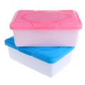 Pink Dry Wet Tissue Paper Case Baby Wipes Napkin Storage Box Plastic Holder Container Whosale&Dropship
