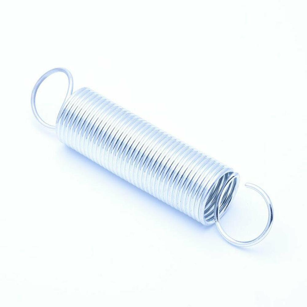 1Pcs Tension Spring With Hook Wire Diameter 1.8mm Outer Diameter 16mm White Zinc Plated Extension Spring Length 50-100mm