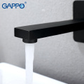 GAPPO Basin Faucet wall mounted bathroom mixer taps waterfall faucet chrome black sink faucet torneira