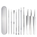Stainless Steel Blackhead Remover Acne Needle Set Pimples Squeeze Face Cleaning Skin Care Tools Remove Dirt Brighten Beauty