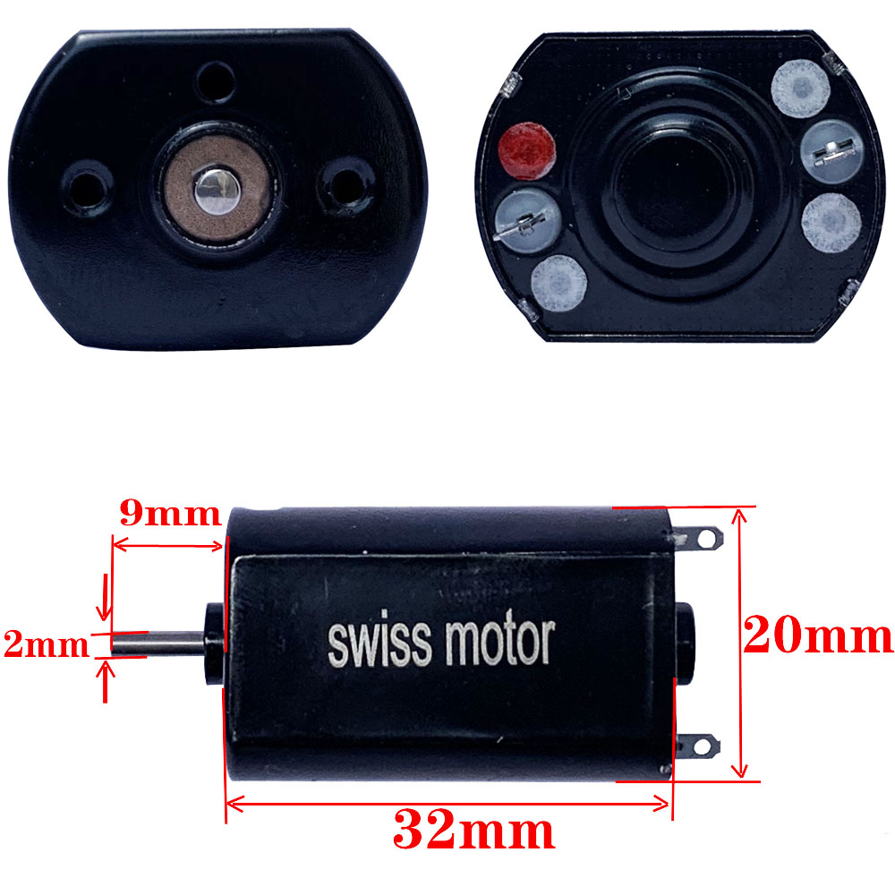 2032 Swiss Motor Replacement Tattoo Engine for Rotary Tattoo Machine Dynamo Liner Shader Part STEALTH