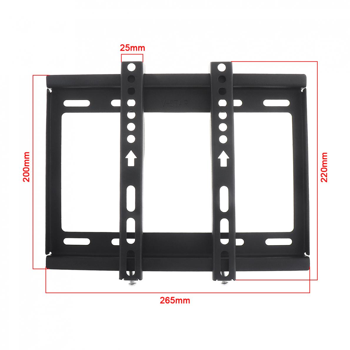 High Quality Universal 25KG Fixed-type TV Wall Mount Bracket Flat Panel TV Frame for 14 - 42 Inch LCD LED Monitor Flat Pan