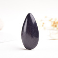 Runyangshi 1PC 20g Blue sandstone Water drop type Natural Stones DIY Handicraft Crystal Pendant Home Ornaments Decoration