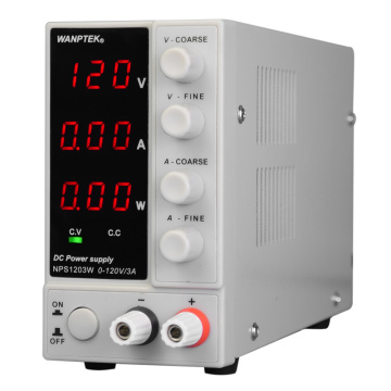 WANPTEK Switching DCPower NPS1203W 0-120V 0-3A Supply LED 3-digits Display High Precision Mini Power Supply AC115V/230V