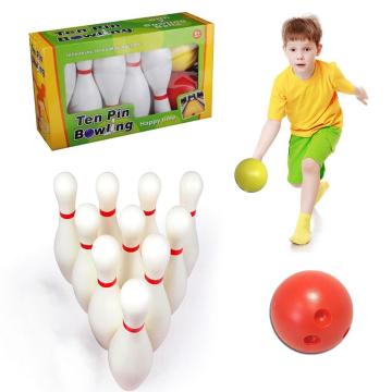 Kids Bowling Set Includes 10 Pins And 2 Balls Perfect Bowling Set With Storage Box Gifts For Children Indoor Training Boys Girls