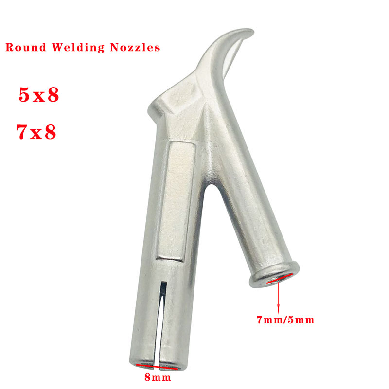 Round Shape Welding Mouth Nozzles Speed Welder Nozzle For PVC Plastic Hot Heat Air Gun Weld Tip For Plastic Leister Vinyl Welder