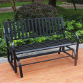 ABBLE GARDEN DOUBLE SEAT STEEL GLIDER BENCH