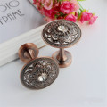 Rhinestone Flower Curtain Tie Back Wall Hooks Zinc Alloy Tieback Holders Hat Coat Robe Hanger Accessories Home Decor