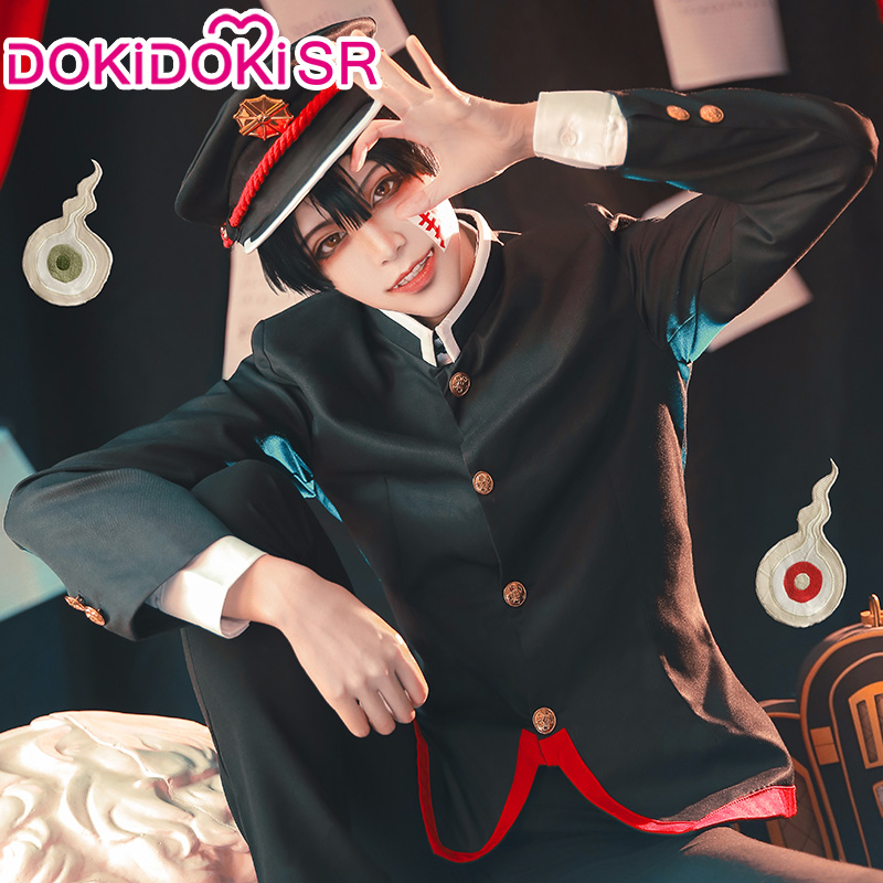 DokiDoki-SR Anime Jibaku Shounen Hanako-kun Cosplay Toilet Bound Hanako-Kun Cosplay Men Costume Halooween Anime Costume