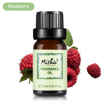 Mishiu 10ML Raspberry Fragrance Oil Flower Fruit Essential Oils For Aromatherapy Humidifier Spiced Berry Cypress Vanilla Ginger