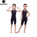 HXBY Kids Professional Swimsuit Girls Racing Swimwear One Piece Athletic Training Swimsuit Children Sports Swimming Suit Girl