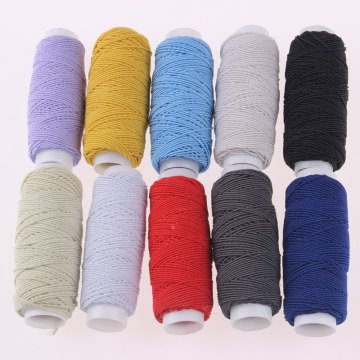 Elastic Thread Set Industrial Sewing Machine Thread Mixed Color Elastic Thread For Bracelet Beading DIY Sewing Random 10Roll/Set