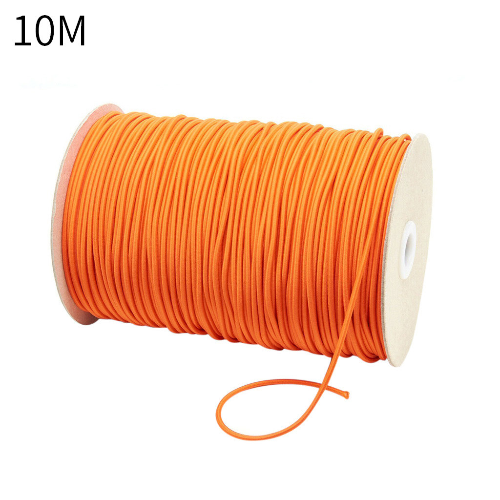 3mm THIN FINE ROUND ELASTIC STRETCH BUNGEE SHOCK CORD 11 COLOURS length 10M Elastic Round Elastic Band GK331